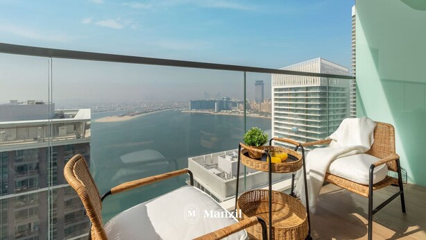 Unclassified image, 1 of 33, button - Manzil - 1BR Emaar Beachfront Sea Palm View (Dubai)