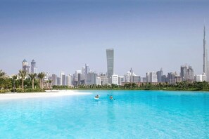 Apartment | 1 bedroom - Manzil - 1BR Home District One Lagoon View (Dubai)