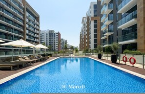 Apartment - Modern Studio in Meydan Pool Gym Near Downtown (Dubai)