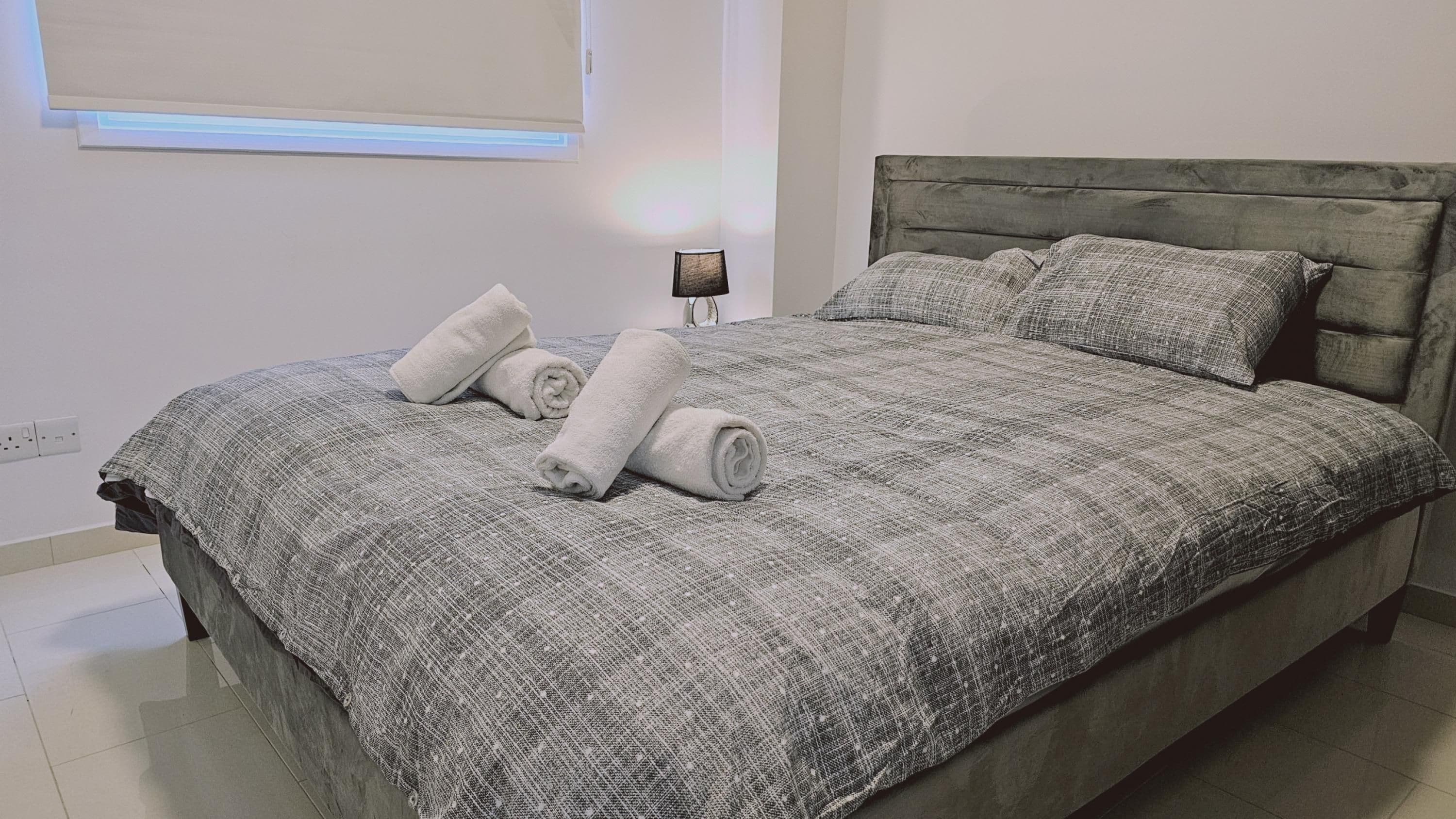 1 غرفة نوم وتجهيزات عازلة للصوت