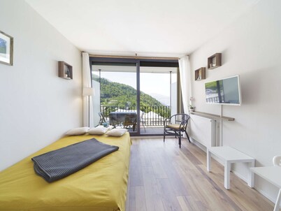 Apartamento Luminoso 4 Pers a 200m de las Pistas - Balcón y Guardaesquís