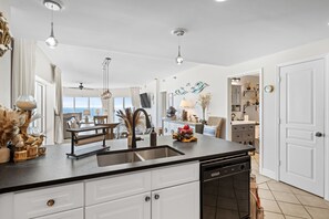 Fridge, microwave, oven, stovetop - Breathtaking Gulf Views! Community Pool! Steps to the Gulf! (Pensacola Beach)