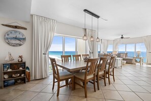 Dining - Breathtaking Gulf Views! Community Pool! Steps to the Gulf! (Pensacola Beach)