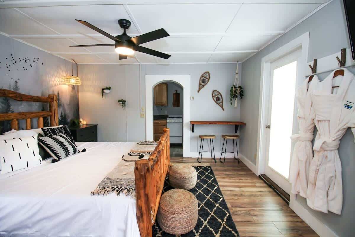 1 chambre, bureau, Wi-Fi, draps fournis