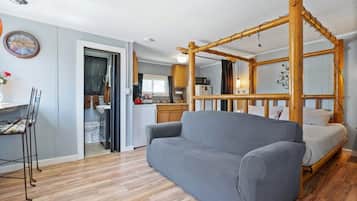 1 bedroom, desk, iron/ironing board, WiFi