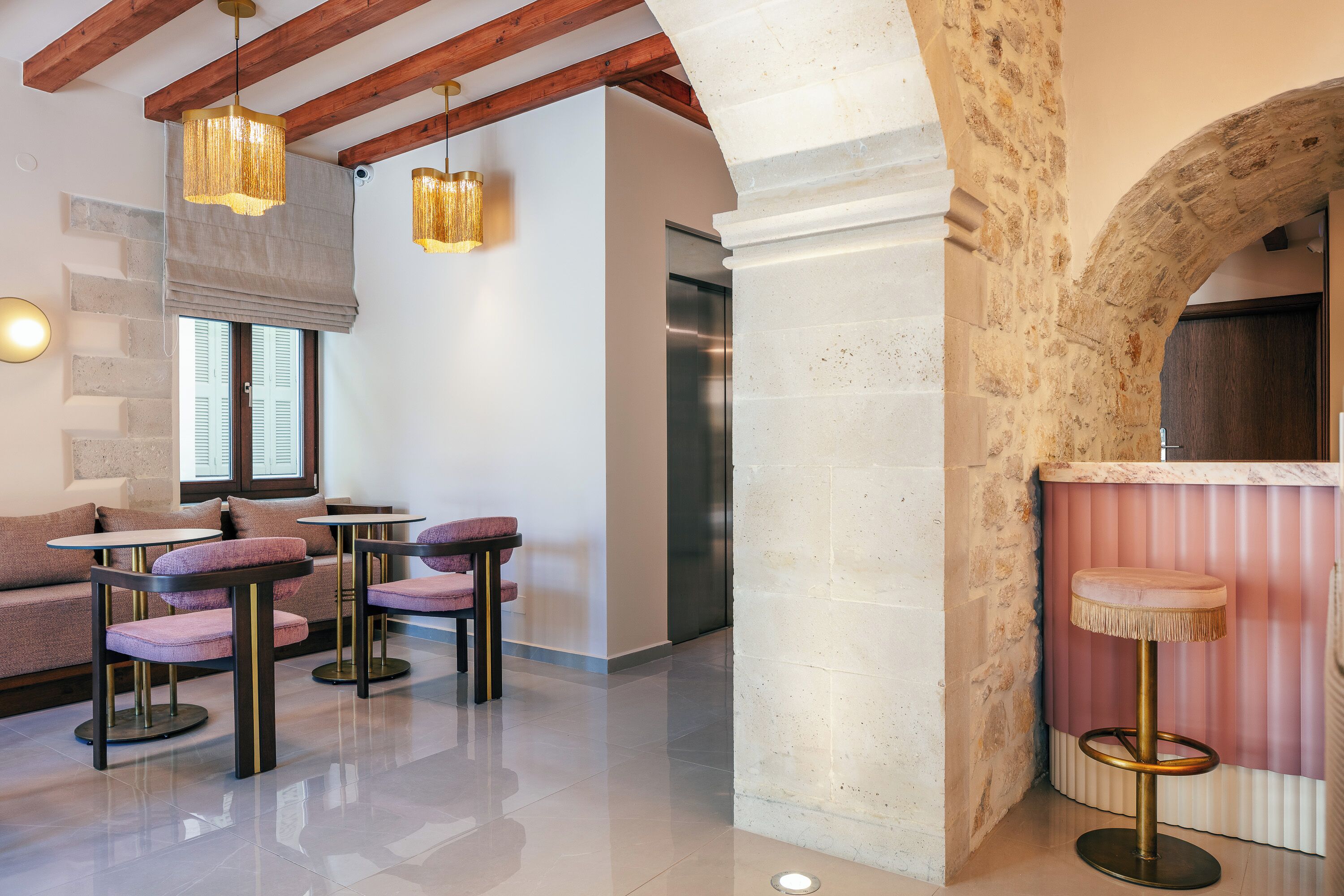 Sala de estar en el lobby