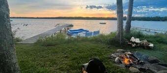 1 of 3 Beautiful Sunset Views direct Birch Lake, water toys, dog ok