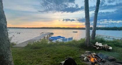 1 of 3 Beautiful Sunset Views direct Birch Lake, water toys, dog ok