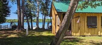 One of three beautiful sunset views direct on Birch Lake, water toys, dog ok