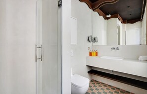 Shower, hair dryer