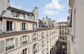 Blick von der Unterkunft