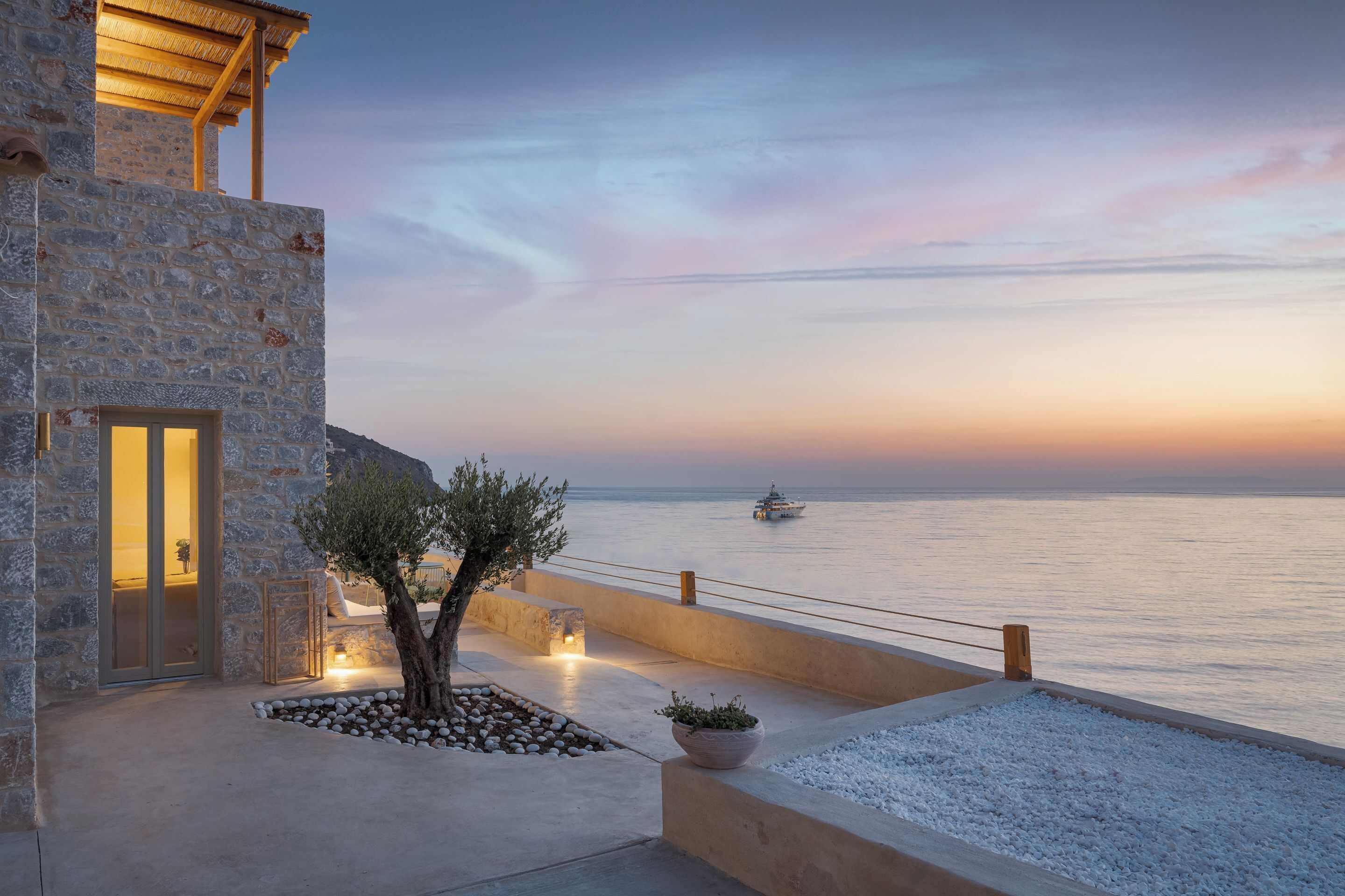 Voorkant van accommodatie