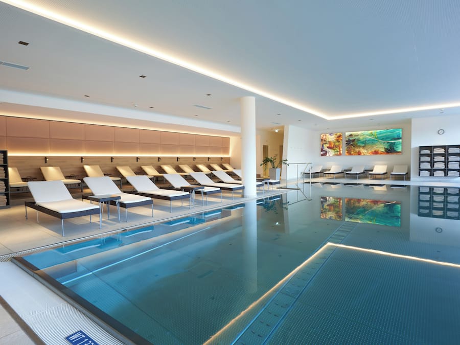 Indoor pool, seasonal outdoor pool