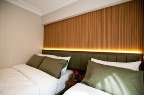 Triple Room | Hypo-allergenic bedding, down duvets, minibar, desk - Aurora Eco Hotel (Istanbul)