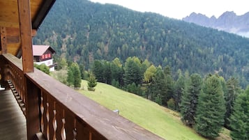 Apartment, Balkon, Bergblick | Unterkunftsgelände