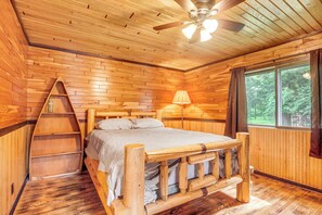 House (2 Bedrooms) | Interior - Peaceful Long Lake Cabin w/ Dock & Fire Pit! (Eagle River)