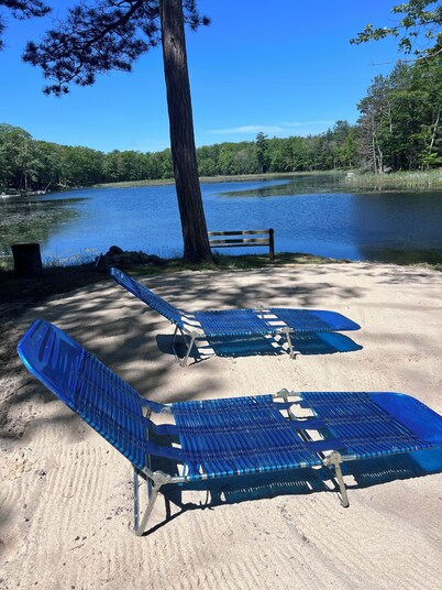 Clear Lake West Branch area. Ride your ORV to the trails from the back door !
