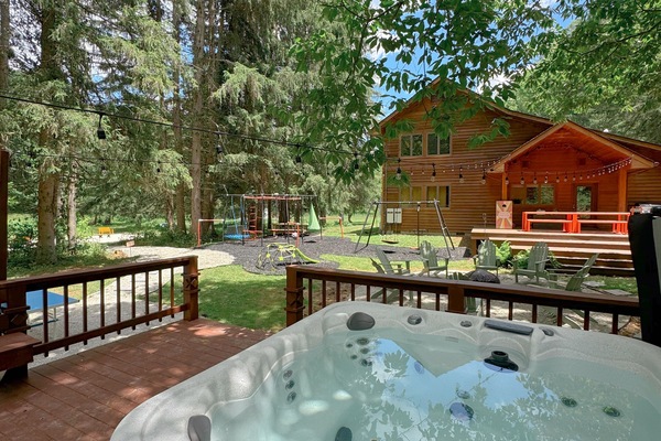 Bain à remous extérieur