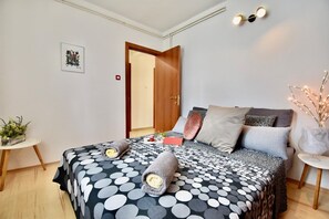 2 soverom, strykejern/-brett, wi-fi og sengetøy