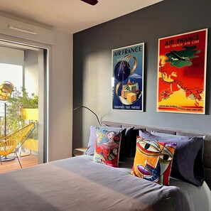 2 chambres, bureau, fer et planche à repasser, Wi-Fi gratuit