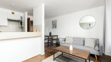 Deluxe Apartment, 1 Bedroom, Private Bathroom | Living area