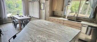 WATERFRONT NEWER HOME WITH A DOCK.  4 BEDROOM 2 BATH.  