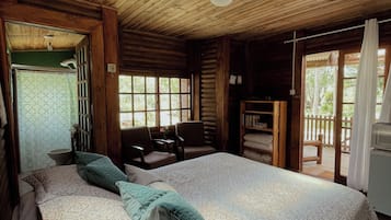 Comfort-mökki, parveke, näköala puutarhaan | 1 makuuhuone, ilmainen Wi-Fi