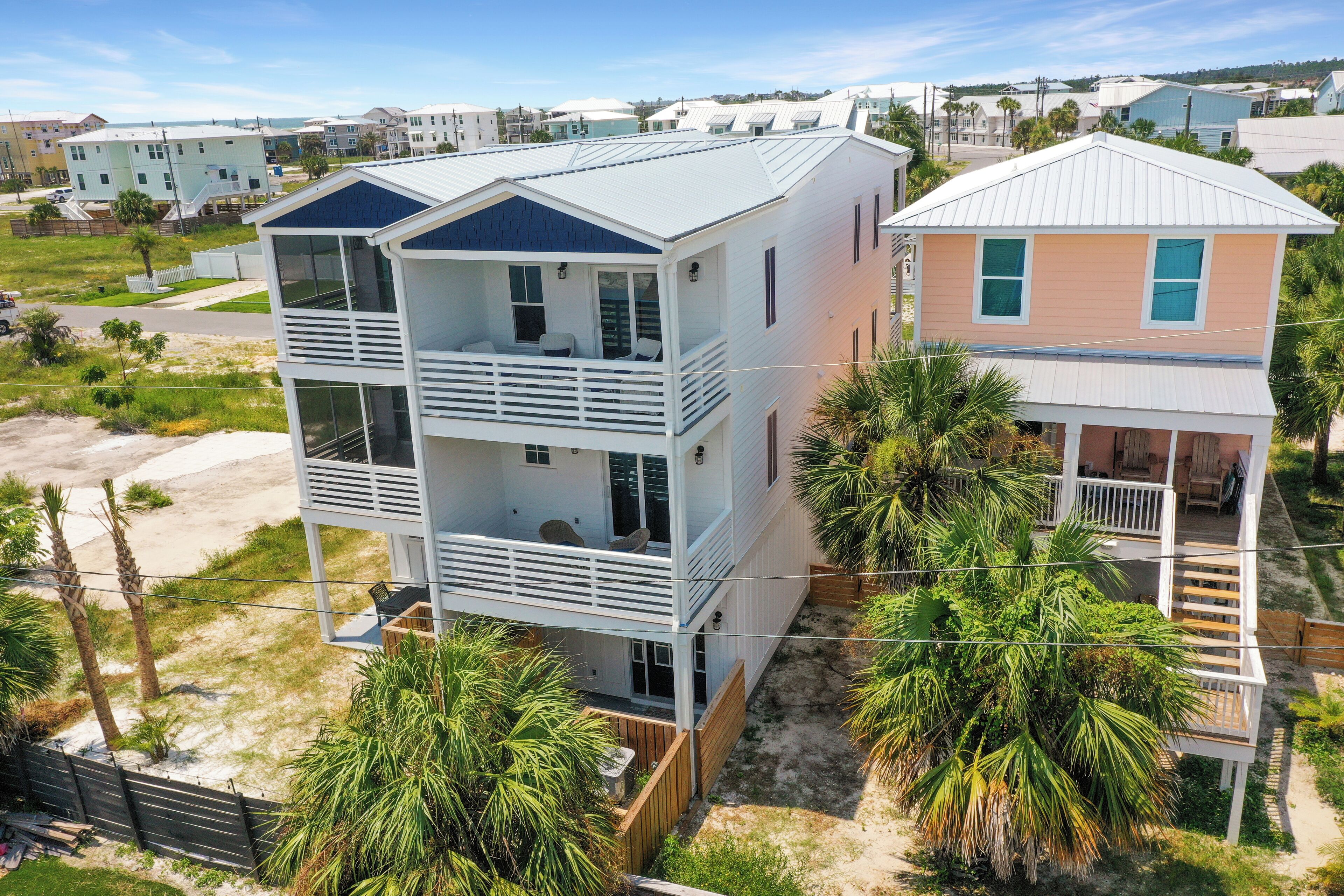 Two Decks on Back of House