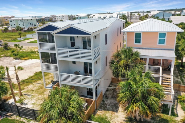 Two Decks on Back of House