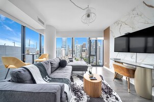 Executive suite, uitzicht op stad | Uitzicht op de stad