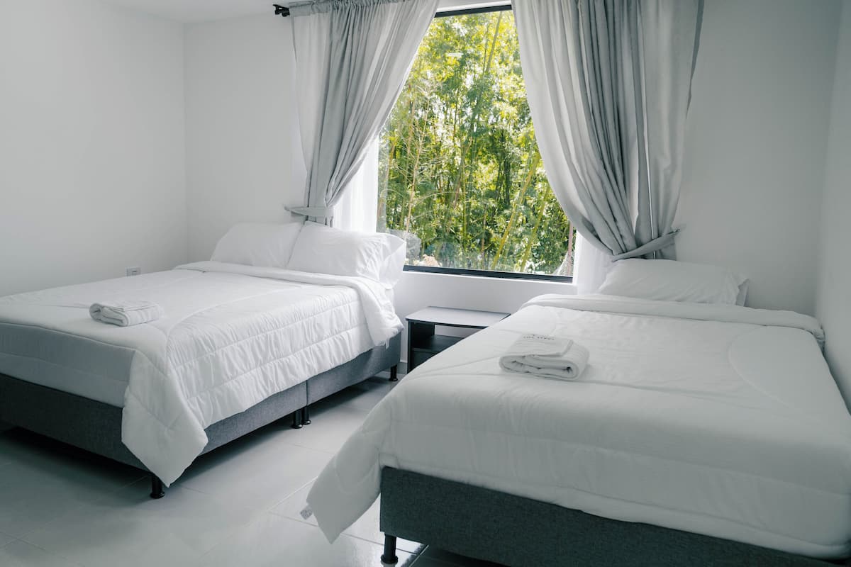Classic Room, 2 Double Beds, Pool View | View from room