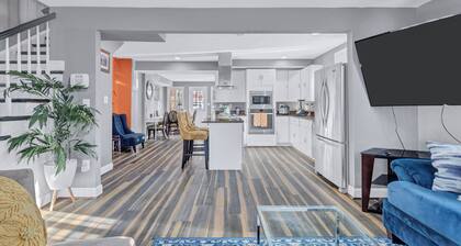 Charming 3-bedroom townhome w/ free parking in Washington/ Oasis outdoor fam-fri