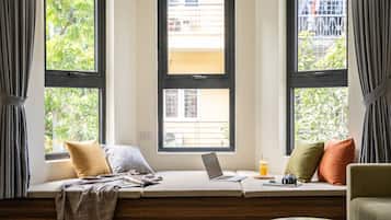 1 habitación, sábanas de algodón egipcio y ropa de cama de alta calidad