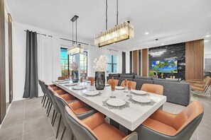 Dining - Last Minute Disney! Private Pool, Hot Tub, Game Room & Themed Bedrooms. Book Now! #113561 (Orlando)