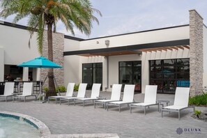 Terrace/patio - Disney! Private Pool, Game Room & Themed Bedrooms. Book Now! #PG20 (Orlando)