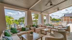 Terrace/patio - Disney! Private Pool, Hot Tub, Game Room & Themed Bedrooms. Book Now! #Solara567 (Orlando)