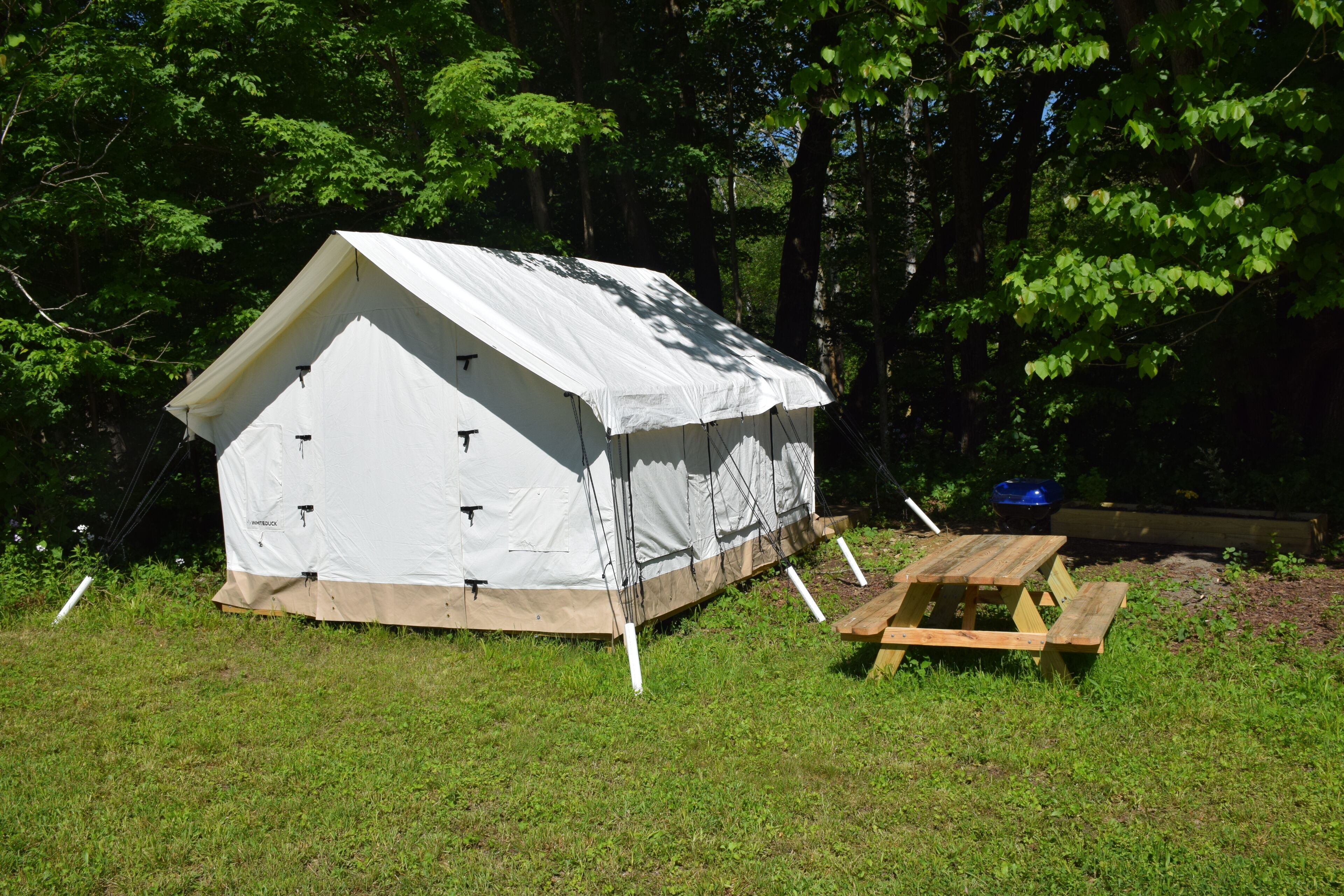 Luxury Tent | Down comforters, individually decorated, individually furnished