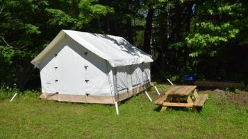 Luxury Tent | Down comforters, individually decorated, individually furnished