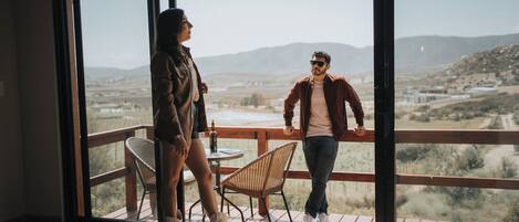 Luxe studio, uitzicht op vallei | Gratis wifi