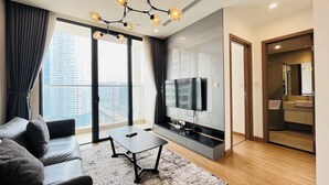Luxury Apartment, 2 Bedrooms, City View | Ruang tamu