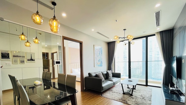 Luxury Apartment, 2 Bedrooms, City View | Ruang tamu