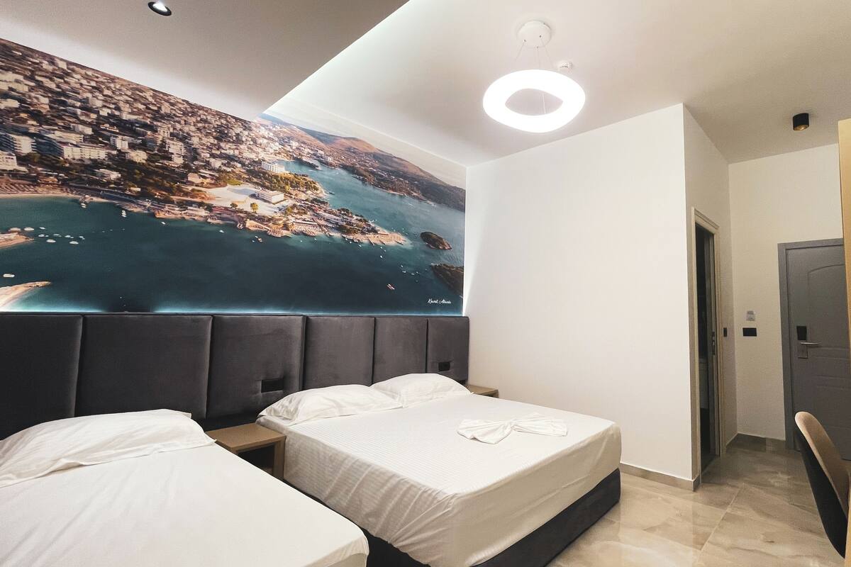 Quadruple Room, Balcony, Pool View | 1 bedroom, desk, laptop workspace, free WiFi