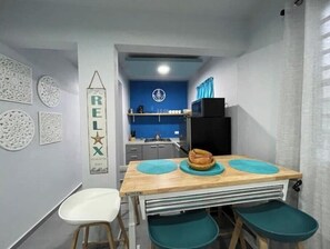 Dining - Casa ocean blue, by the beach.
(Luquillo)