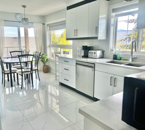 The view you book it for! Okanagan Lake House 