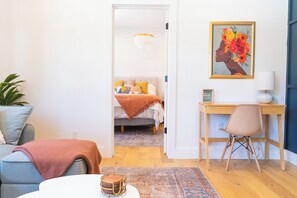 1 sovrum, strykjärn/strykbräda, gratis wi-fi och sängkläder