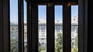 Blick von der Unterkunft