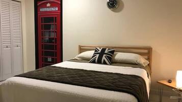 1 chambre, fer et planche Ă repasser, Wi-Fi, draps fournis