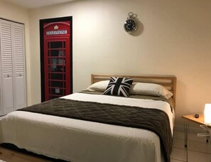 1 soverom, strykejern/-brett, wi-fi og sengetøy