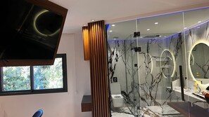 Penthouse, Balcony, City View | Bathroom - Khallouk's Groupe (Nice)