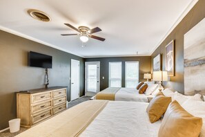 4 quartos, ferros/tábuas de passar roupa, berço de viagem, Wi-Fi